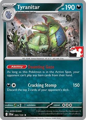 Tyranitar, Prize Pack Series Cards