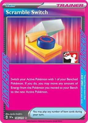 Scramble Switch, Prize Pack Series Cards