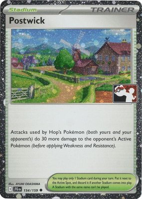 Postwick (Cosmos Holo), Prize Pack Series Cards