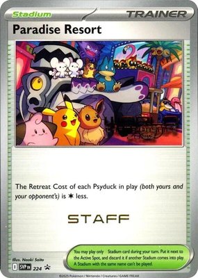 Paradise Resort (World Championships 2025) [Staff], Scarlet & Violet Promo Cards