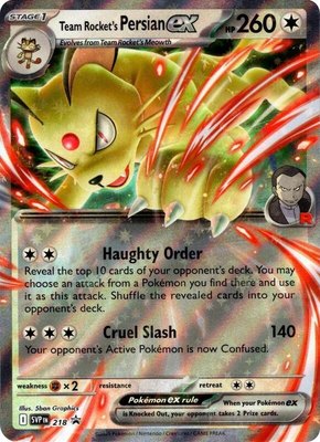 Team Rocket's Persian ex, Scarlet & Violet Promo Cards