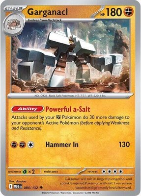 Garganacl, Mega Evolution
