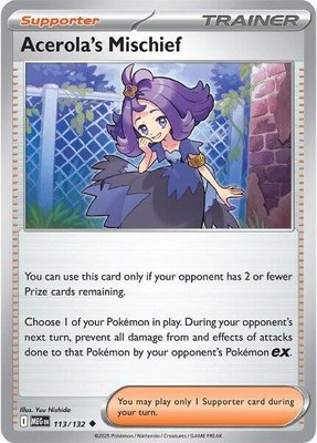 Acerola's Mischief, Mega Evolution