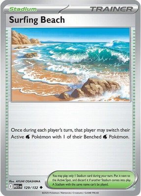 Surfing Beach, Mega Evolution