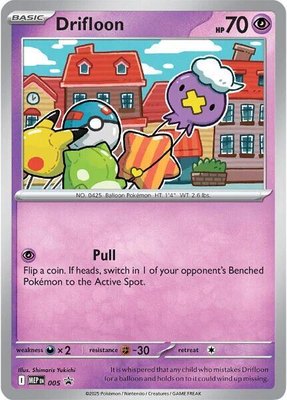 Drifloon (Cosmos Holo), Mega Evolution Promo