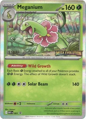 Meganium [Staff], Mega Evolution Promo