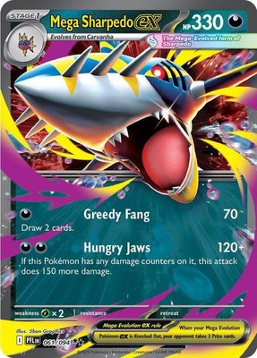Mega Sharpedo ex, Phantasmal Flames