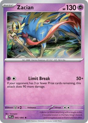 Zacian, Phantasmal Flames