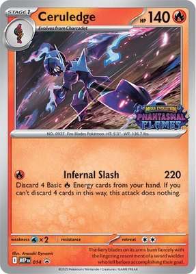 Ceruledge, Mega Evolution Promo