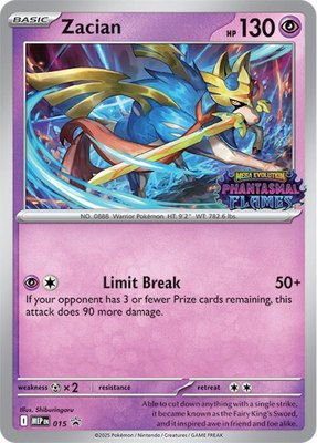Zacian, Mega Evolution Promo