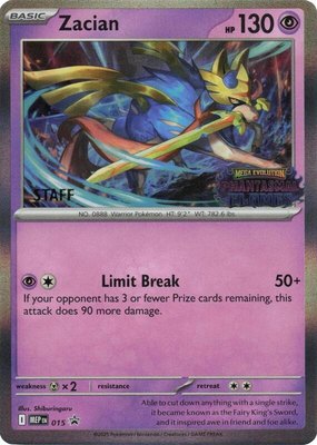 Zacian [Staff], Mega Evolution Promo