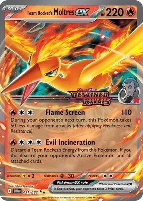 Team Rocket's Moltres ex (Destined Rivals Stamp), Miscellaneous Cards & Products