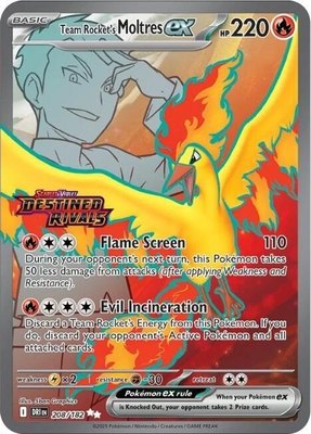 Team Rocket's Moltres ex (Destined Rivals Stamp), Miscellaneous Cards & Products