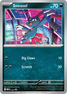 Sneasel (Cosmos Holo), Mega Evolution Promo
