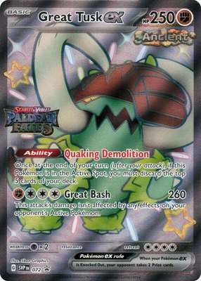 Great Tusk ex (Paldean Fates Stamped), Miscellaneous Cards & Products