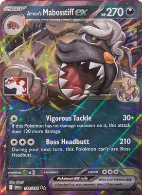Arven's Mabosstiff ex, Prize Pack Series Cards