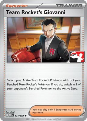 Team Rocket's Giovanni, Prize Pack Series Cards