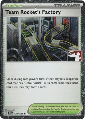 Team Rocket's Factory (Cosmos Holo), Prize Pack Series Cards