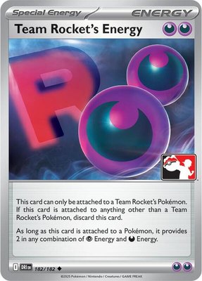 Team Rocket's Energy, Prize Pack Series Cards