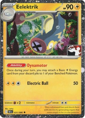 Eelektrik (Cosmos Holo), Prize Pack Series Cards