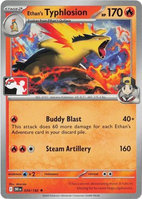Ethan's Typhlosion, Prize Pack Series Cards
