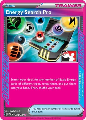 Energy Search Pro, Prize Pack Series Cards