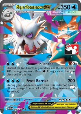 Mega Abomasnow ex, Prize Pack Series Cards