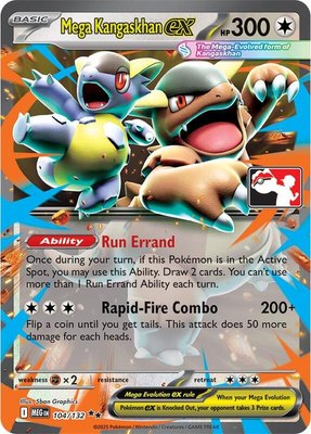 Mega Kangaskhan ex, Prize Pack Series Cards