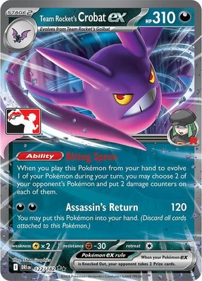 Team Rocket's Crobat ex, Prize Pack Series Cards