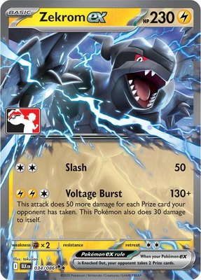 Zekrom ex (Left Stamp), Prize Pack Series Cards