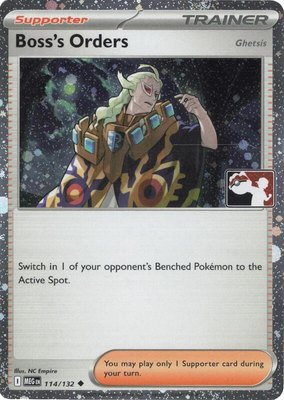 Boss's Orders [Ghetsis] (Cosmos Holo), Prize Pack Series Cards