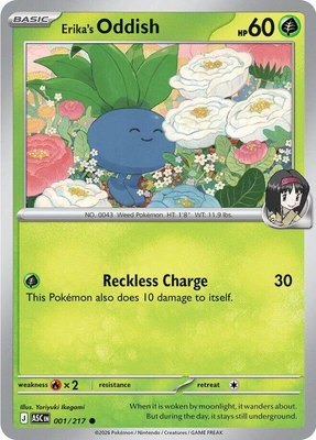 Erika's Oddish, Ascended Heroes