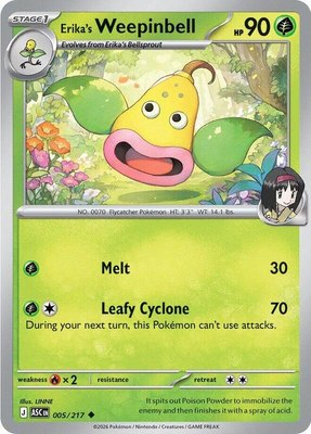 Erika's Weepinbell, Ascended Heroes