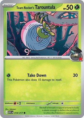 Team Rocket's Tarountula, Ascended Heroes