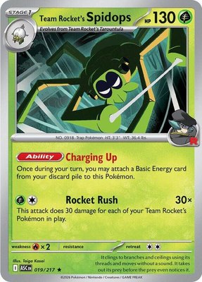 Team Rocket's Spidops, Ascended Heroes