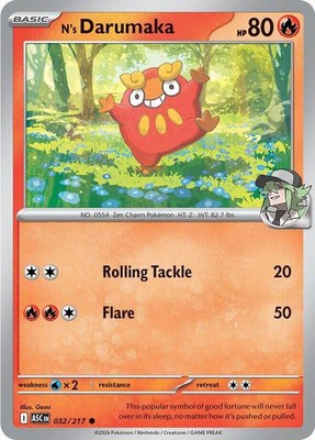 N's Darumaka, Ascended Heroes