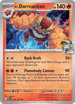 N's Darmanitan, Ascended Heroes