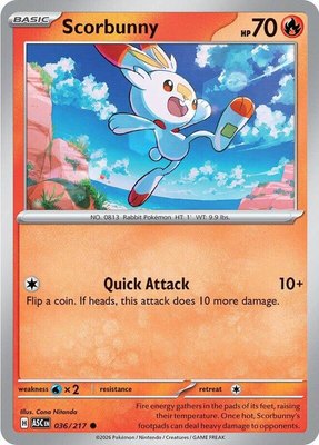 Scorbunny, Ascended Heroes