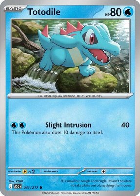 Totodile, Ascended Heroes