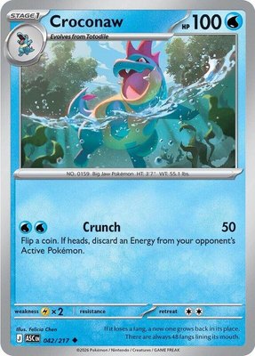 Croconaw, Ascended Heroes