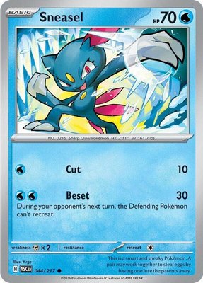 Sneasel, Ascended Heroes