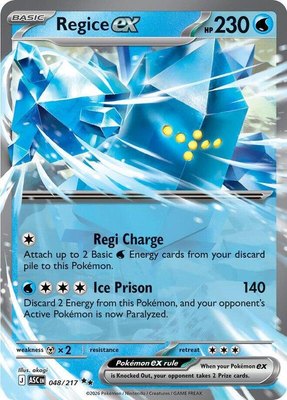 Regice ex, Ascended Heroes