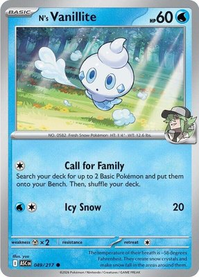 N's Vanillite, Ascended Heroes