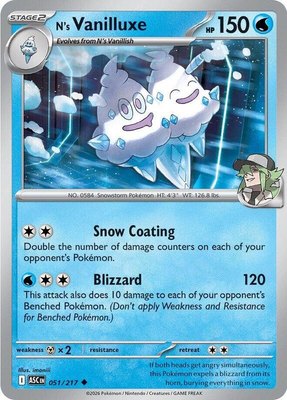 N's Vanilluxe, Ascended Heroes