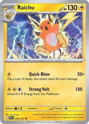 Raichu, Ascended Heroes