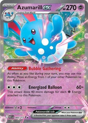 Azumarill ex, Ascended Heroes