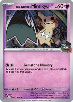 Team Rocket's Mimikyu, Ascended Heroes
