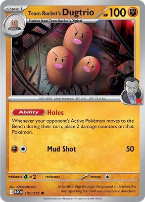 Team Rocket's Dugtrio, Ascended Heroes