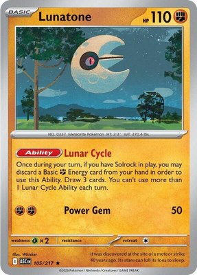 Lunatone, Ascended Heroes