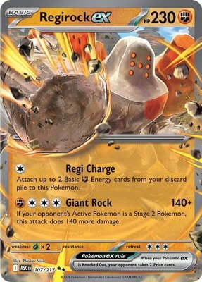 Regirock ex, Ascended Heroes